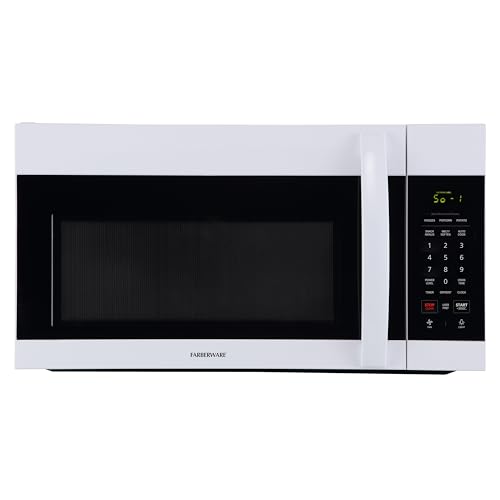 Farberware 1.7 Cu. Ft. Countertop Microwave Oven – 1000 Watts Power, Auto Cook...