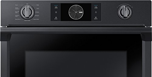Image of Samsung Appliance NV51K7770SG 30 inch 5.1 cu. ft. Total Capacity Electric Single Wall Oven with Top Broiler, in Black Stainless Steel