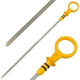 12610053 Engine Oil Dipstick Indicator, Compatible with Chevrolet GMC Cadillac Hummer Isuzu Engine Oil Fluid Level Dip Stick Replaces 8125748880 917-377
