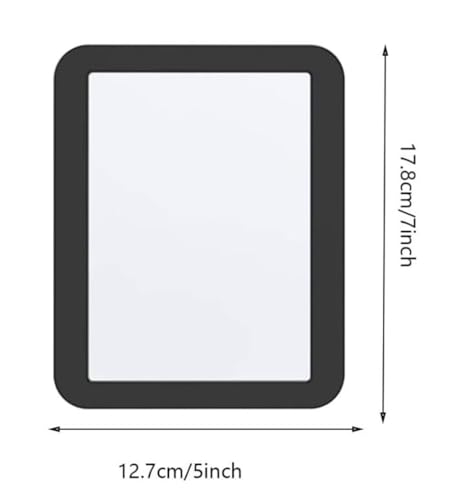 Pack de 10 espejos magnéticos rectangulares 5 x 7 pulg miniatura 5