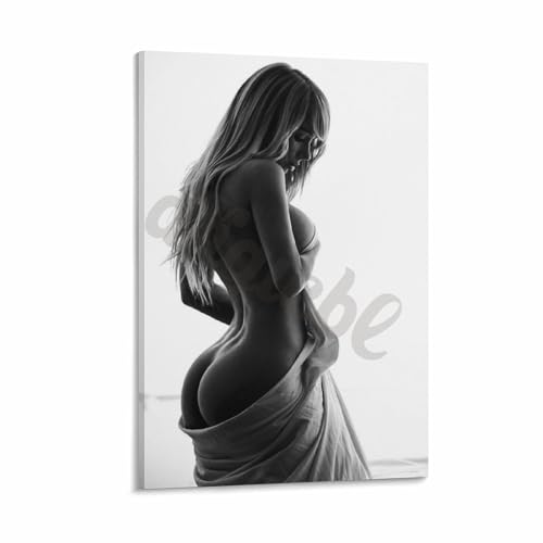 Sarah Jean Underwood Actress Poster Sexy Black And White Poster (2) Canvas Painting Posters And Prints Wall Art for Living Room Bedroom Decor 08x12inch(20x30cm) Frame-style
