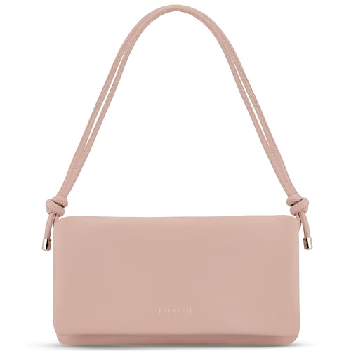 Expatrié Umhängetasche Damen Rosa - Juliette - Stylische Clutch für Hochzeit Party & Freizeit - 2 in 1 Kleine Handtasche - Crossbody Bag für Frauen - Längenverstellbarer Schultergurt