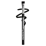Beauty Junkees Flat Eyeliner Brush - Professional Precision Makeup Brush for Sharp Eye Liner, Eyebrow Shaping & Concealer Application