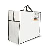 Tasche für Bettwäsche – 5er-Pack – Aufbewahrungstasche für Bettdecken und Kissen – Schutztasche für Bettzeug – Tragetasche für Kopfkissen – (60cm x 50cm x 25cm)