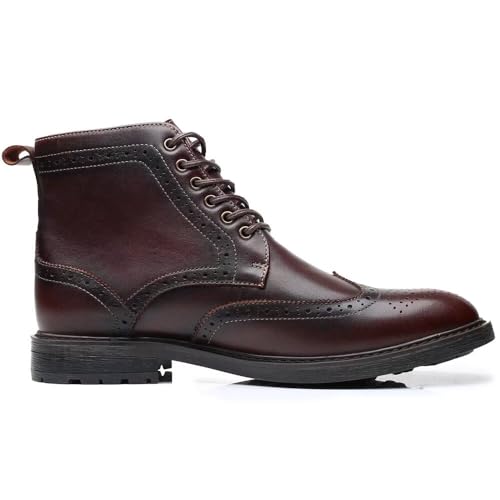Image of Arkbird Mens Chelsea Boots, Stylish and Comfort Leather Chukka Ankle Boots with Zipper