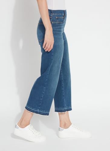 Lyssé Denim Frances Cropped Jeans – Wide Leg Crop Jeans for Women, Premium Woven Stretch Jeans with Holding Power2
