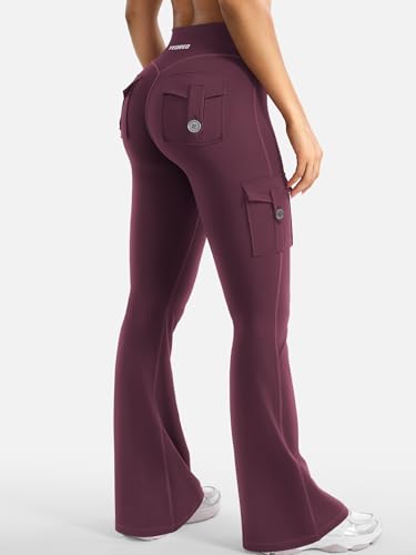 Image of YEOREO CoreFlex Women Workout Flare Leggings