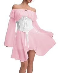 03-pink+off White Corset