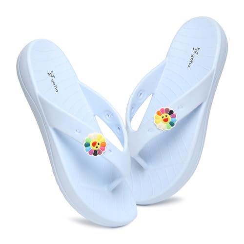 Image of YOHO Drizzle Soft Slippers for Women, Mild Acupressure, Lightweight, Anti Skid & Slip, Diabetic Footwear for Woman, Home Wear Bathroom Chappal for ladies | Waterproof Monsoon & Rainy Footwear