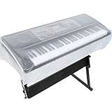 Generic 88 Key Piano Keyboard Cover PEVA Keyboard Dust Cover Electronic Piano Clear Digital Piano Cover Protector Bag, Transparent