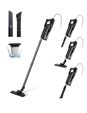 VersLife C8 Aspirapolvere con Filo, Scopa Elettrica con Filo 18000 Pa Aspirazione Potente, Aspirapolvere senza Sacco, Adatto a tutti i tipi dei pavimenti