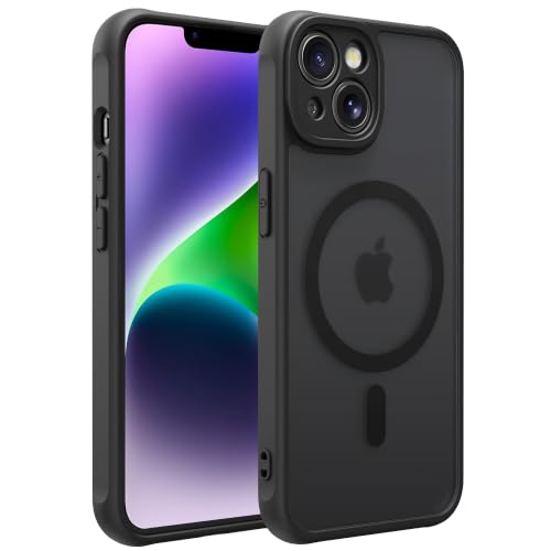Image of for iPhone 14 Case,Compatible with MagSafe(Black Magnetic)