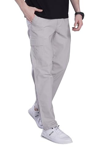 Image of DIVISIVE Men's Loose Fit Linen Blend Cotton Cargo Pants