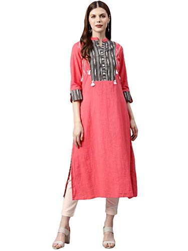 Image of Jaipur Kurti Women's Pleat-Front Regular Pants