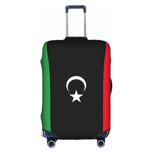 Housse de valise XL drapeau libyen élastique pour bagage voyage