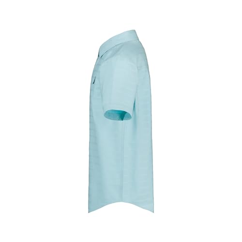 Image of Nautica Boys Short Sleeve Woven Button-Down Shirt. Light Weight & Breathable