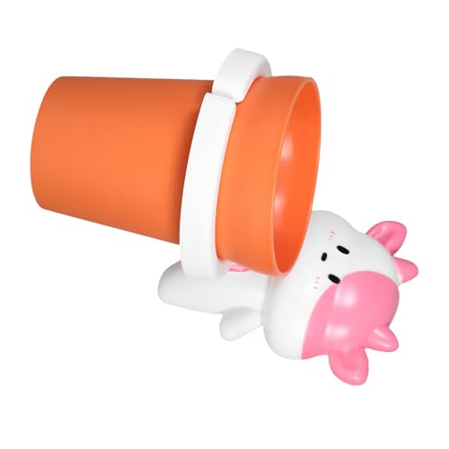 ABOOFAN Cute Cartoon Mouthwash Cup Creative Toothbrush Holder for Boys Leakproof Design with Ample Capacity Fun Bathroom Organizer