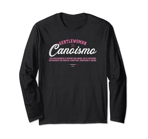 Canoismo regalo divertente Canoismo Maglia a Manica