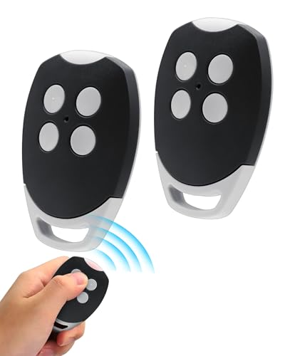 433,92MHz Telecommande Portail Compatible avec Ditec GOL4, BIXLG4, BIXLP2, BIXLS2, Télécommande de Portail, 4 Canaux, Télécommande Porte De Garage (2pcs)