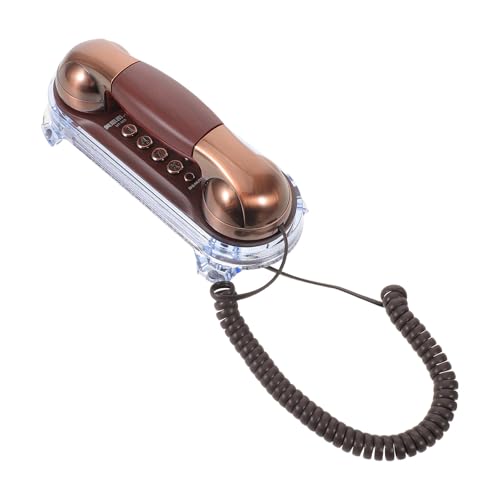 Teléfono fijo clásico de pared para personas mayores y despachos