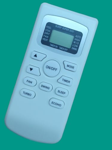 Image of AMAZOR Compatible /Replacement Whirlpool AC Remote Control - Suitable for 1 Ton, 1.5 Ton, 2 Ton Split & Window AC (Exact Matching Remote Required) (Model 16 Same)