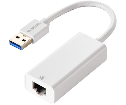 Amazon.co.jp: 有線LANアダプター 1Gbps USB-A ホワイト エレコム EDC
