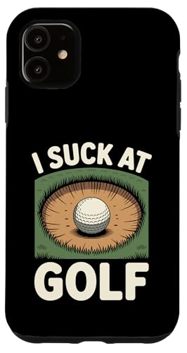 I Suck At Golf Loser Dad ȃW[N St X}zP[X iPhone 11 p