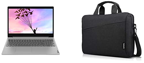 Image of Lenovo IdeaPad Slim 3 10th Gen Intel Core i5 15.6 inch (39.62cm) FHD IPS Thin & Light Laptop (8GB /512GB SSD /Win11 /MS Office 2021 /2Yr Warranty /Platinum Grey /1.7Kg), 81WB01DCIN + 15.6 inch Laptop Briefcase