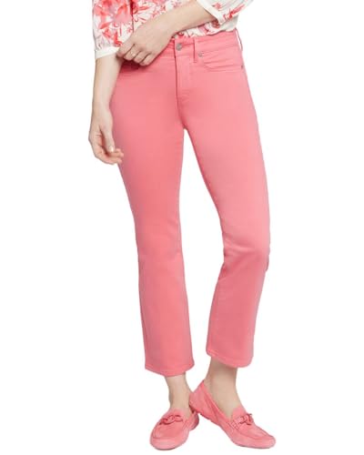 NYDJ Marilyn Straight Ankle in Pink Punch Pink Punch 0 27