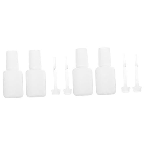 Miniatura 10 de FOMIYES 33 piezas botella de uñas redonda contenedor de esmalte de uñas tubo de aceite de uñas DIY Tarros de esmalte de uñas vacío contenedor de