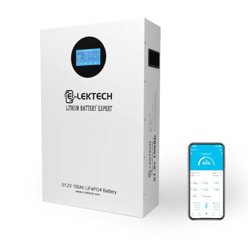 E-LekTech 48V 100Ah 5.12kWh