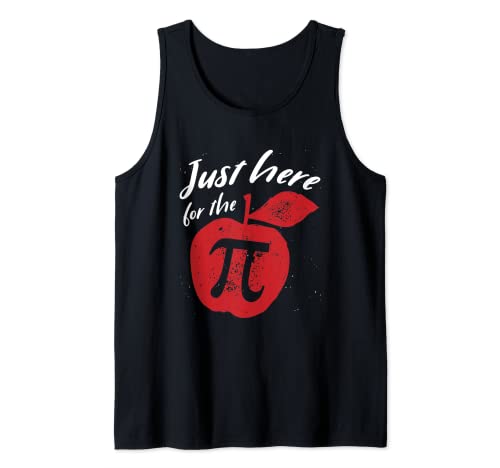 Pi Day Maestro de matemáticas Geek Nerd justo aquí para la Pi Camiseta sin Mangas