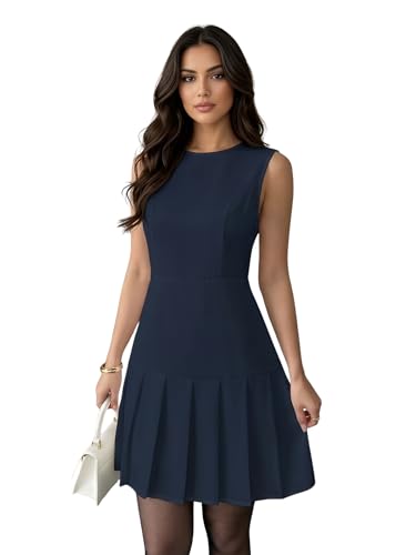 Image of Leriya Fashion One Piece Mini Dress for Women | Western Stylish Midi Party Outfits Dress for Woman | Western Summer Mini Casual Wear for Beach Events, Date & Evening Look