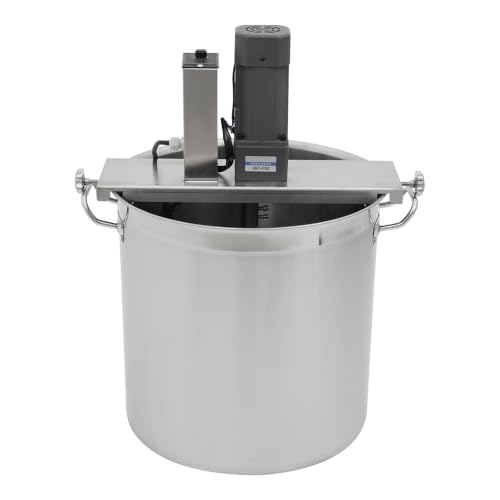 Automatic Food Mixer, Stainless Steel Sauce Stirrer Frying Machine, Heating Mixer with 4 Blade Stirring Scraper, Commercial Pot Seasoning Bottom Soup Sauce Stirrer for Making Jam, Sauce, Filling, 60L - Image 3