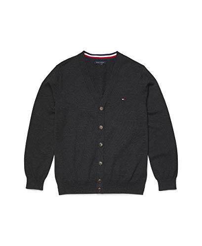 Tommy Hilfiger mens Adaptive Cardigan Sweater With Magnetic Buttons