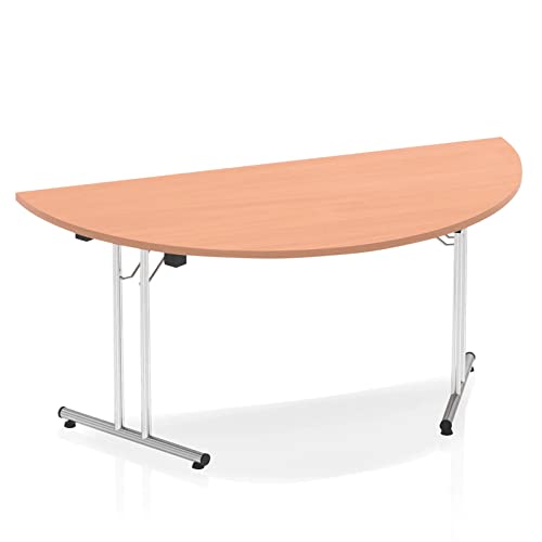 Image of Impulse Folding Semi-Circle Table Beech 1600