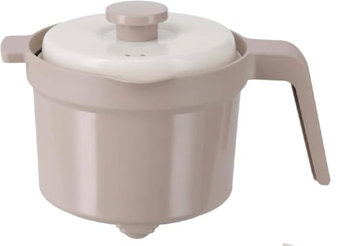 電子レンジ専用調理器具 【特許技術使用】 レシピブック付き (グレージュ)