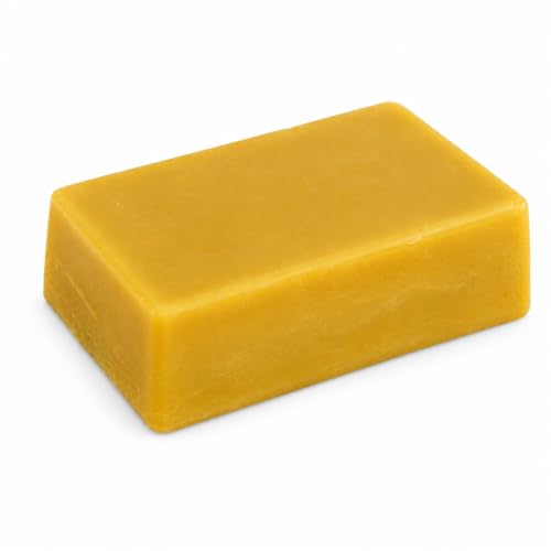 Cera de Abeja Natural Pura - 100% Producida en España, directamente del apicultor - Ideal para Cosmética, Velas, Cremas, Jabones y cuidado de Madera y Cuero (1 unidad ≈ 130g)