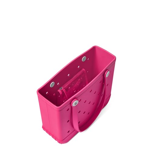 BOGG BAG - Tote for Beach, Pool, Boat, Sports - All Purpose EVA - White Buttons