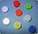 Evergreen 300-3010-B2N Blue Transport Vial Caps (Pack of 1000)