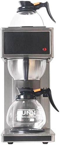 Amazon.com: Cafetera de destilación comercial Espresso, de acero  inoxidable, automática, con 2 botes de café de 1,8 l : Hogar y Cocina