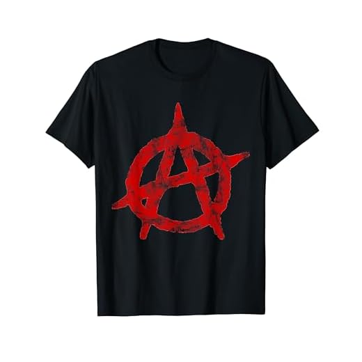 Anarchist シンボル アンティーク調 政治 アナーキー ロックスター ギフト Tシャツ