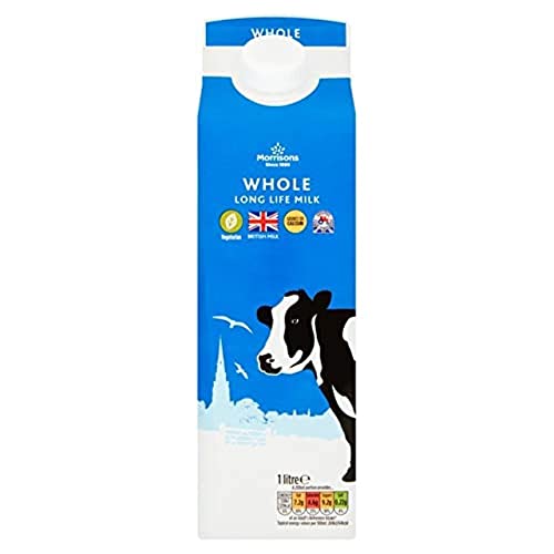 Morrisons Long Life British Whole Milk 1L (Pack of 1)