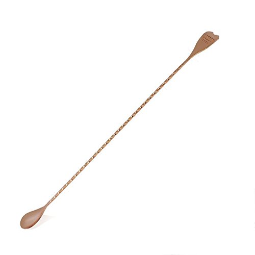 BarConic® Bar Spoon Strainer - Copper Plated - 40cm