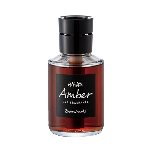 Image of CARALL Brown Marks Liquid White Amber Car Air Freshener (160ml)