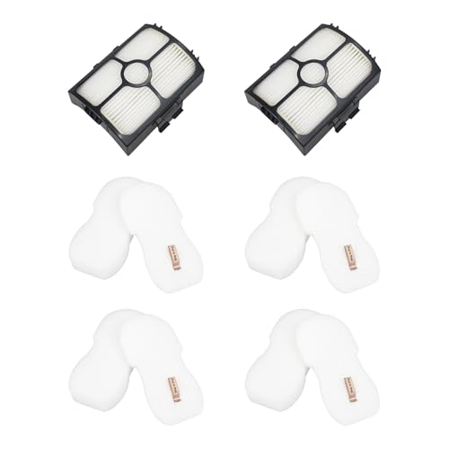 Ymimi �����p�t�B���^�[ Shark HZ4002 HZ4000 HZ4001AMZ HZ3002 HZ3000 Powerdetect ���y�� �R�[�h�t���X�e�B�b�N�|���@ (�t�H�[���t�B���^�[4�AHEPA�t�B���^�[2��)