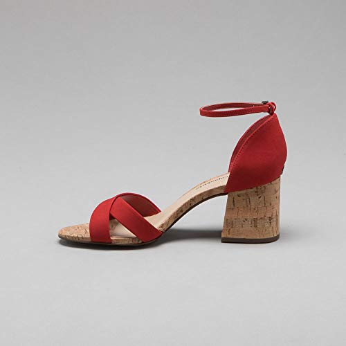 Sandália Nobuck Rosso 35