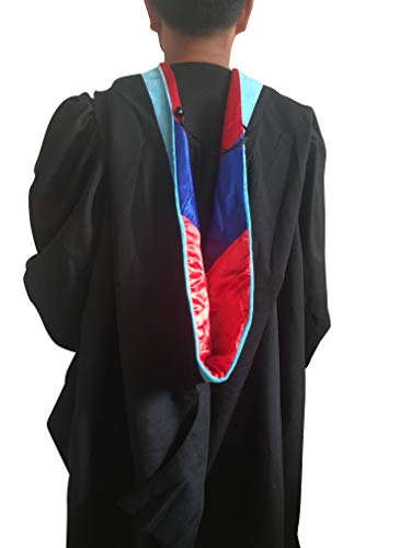 Cappe Diem Master of Education Graduation Hood – Light Blue | M.Ed. Academic Regalia for Master’s Cap and Gown Ceremony3