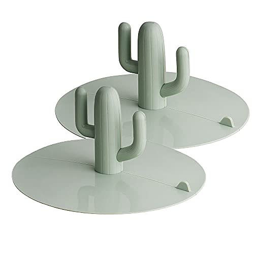 your castle 2 Tapones de desagüe Universal de Fregadero, bañera, Lavabo, Ducha - se adaptan a Todos los desagües. Buen Sellado Gracias a la Silicona Adaptable Ø 15 cm. 2 Piezas Cover