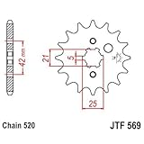  F569 - piñon Ataque transmision Delantero Dientes 15